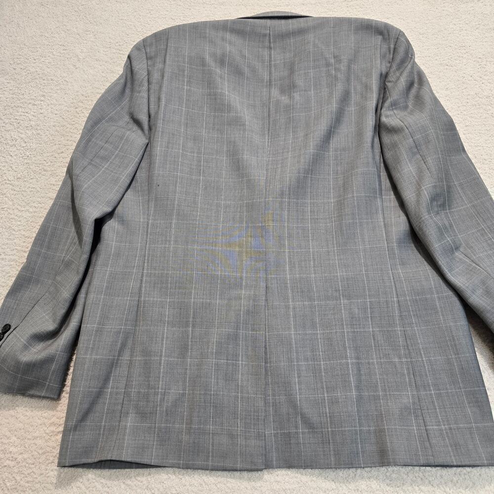 Lauren Ralph Lauren Men's 44L Wool Windowpane Plaid Suit Jacket Sports Coat - Picture 5 of 13